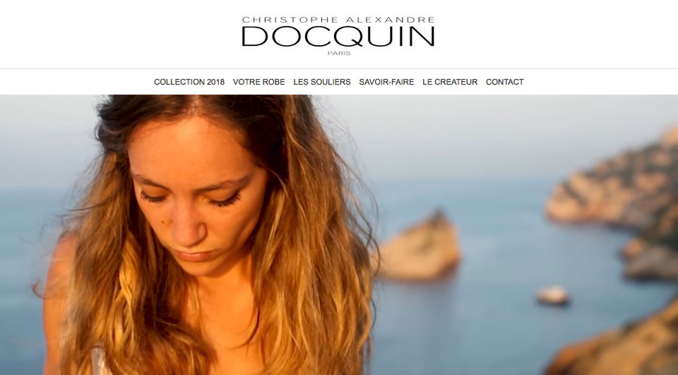 Freelance web design, development & graphic services - Recent Work - Docquin Paris